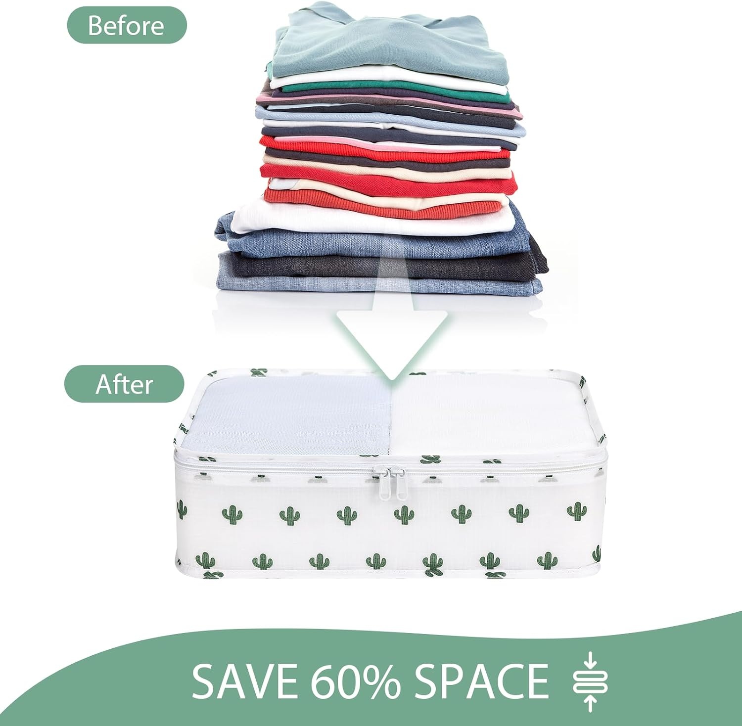 image:imageDIMJ Packing Cubes 8 Pack Travel Bags Organizer Lightweight Luggage Organizers for Suitcase Travel Essentials