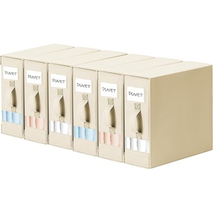 image:imageDIMJ Bed Sheet Organizers and Storage 6 Pack  Foldable Sheet Holder Linen Closet Organizer Box for Sheets Set Bedding Blankets Towel King amp Queen Size GreyBeige
