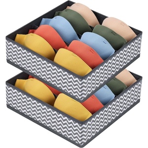 image:imageDIMJ Bra Organizer 2 Pack Bra Storage Organizer for Drawer Closet Bra Dividers Holder For AC Cup